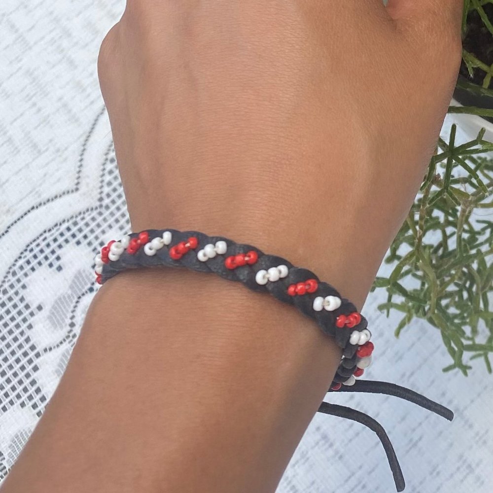 Leather bracelet